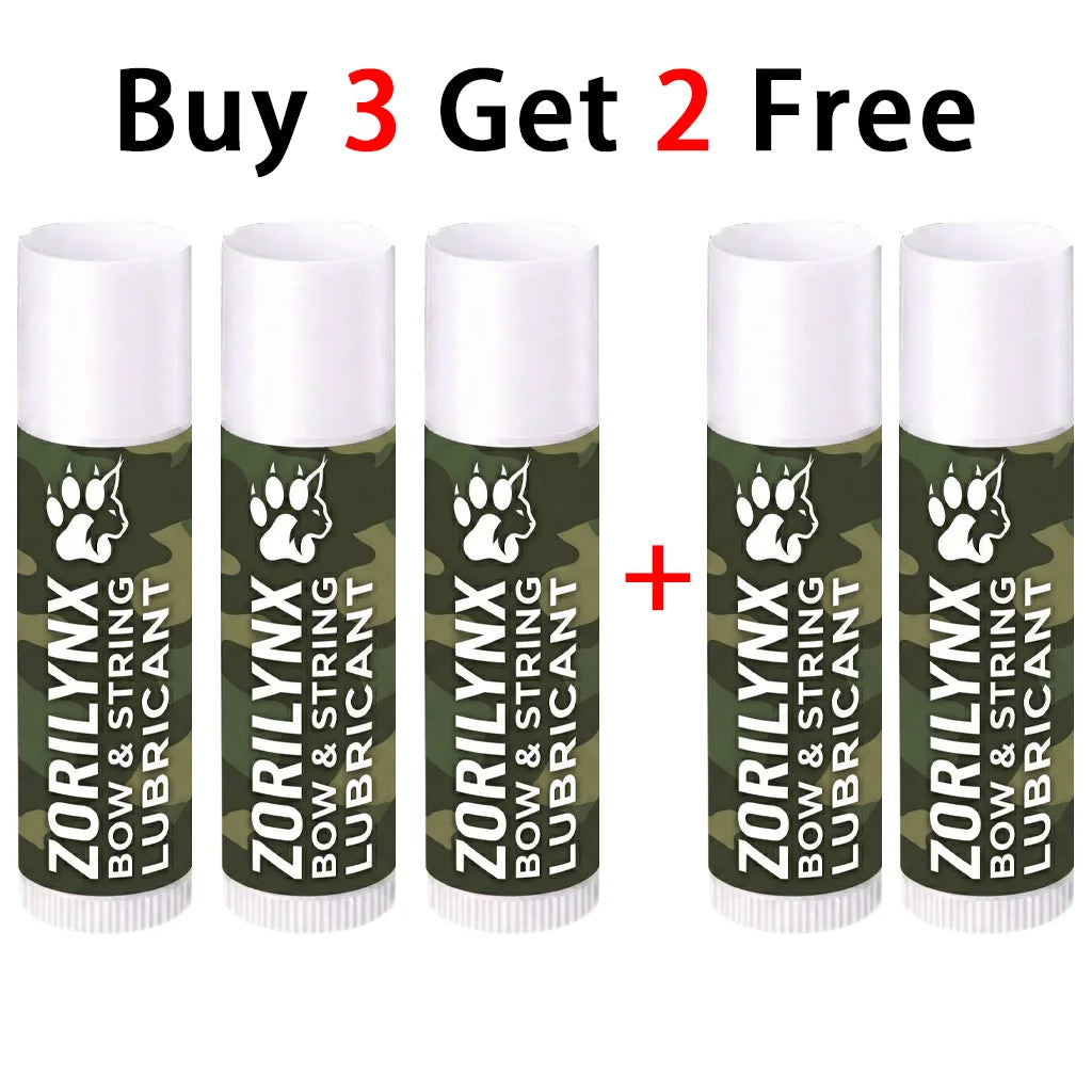 ZORILYNX Archery Bow String Wax Stick Waterproof Lubricator for Longbow Compound Bow Crossbow Prevents Fraying & Conditions