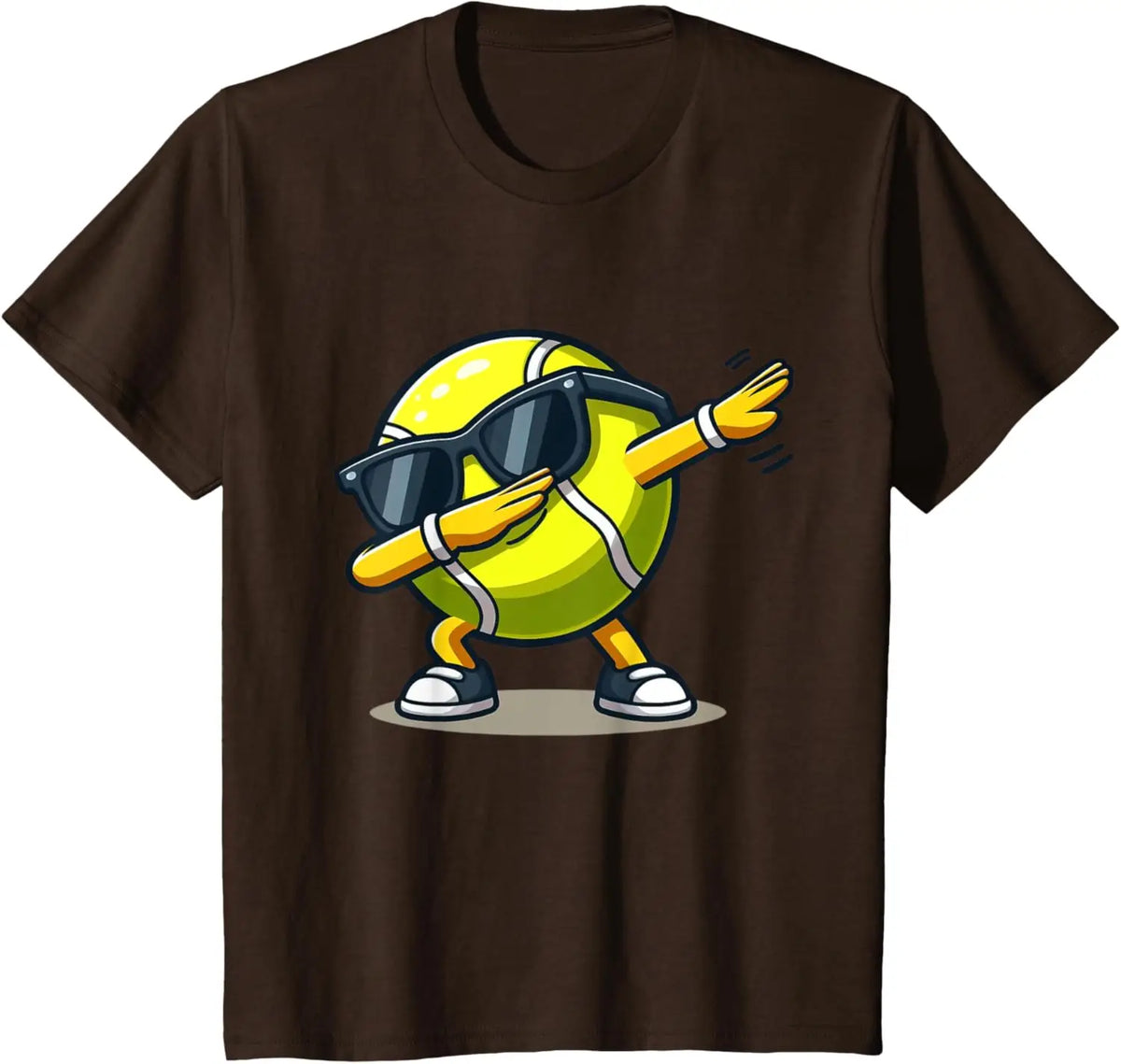 Dabbing Tennis Ball Shirt Funny Boys Men Women Sports Player T-Shirt