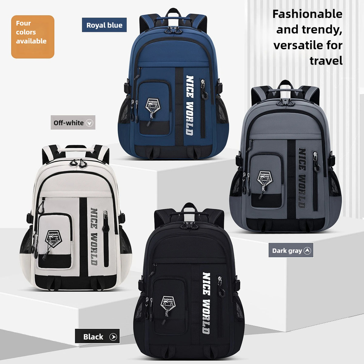 teenage school backpack for boys girls cool large bookbag student backpack with many pockets college middle high school bags