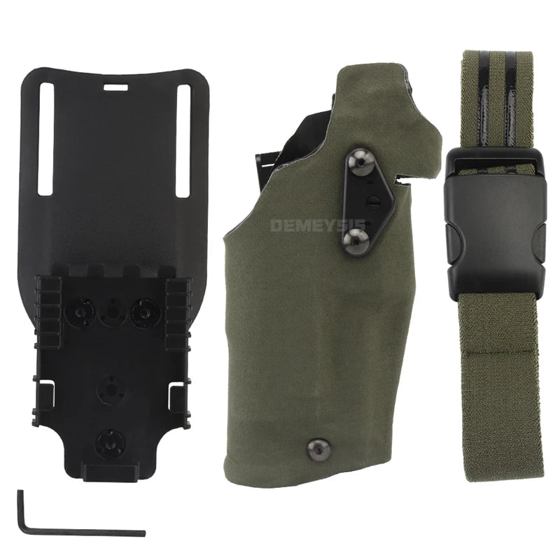 Tactical Holster for G17 Gen4 G19 with X300 X300U Flashlight Quick Locking System Shooting Hunting Pistol Gun Holsters