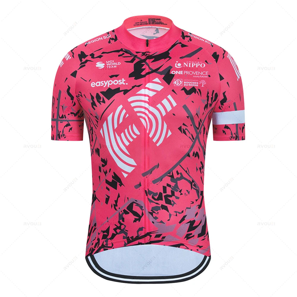 Summer Cycling Clothing 2026 New Team Ropa Ciclismo Hombre Short Sleeve Cycling Jersey Set Mtb Bike Man Uniforme Maillot Bicycle