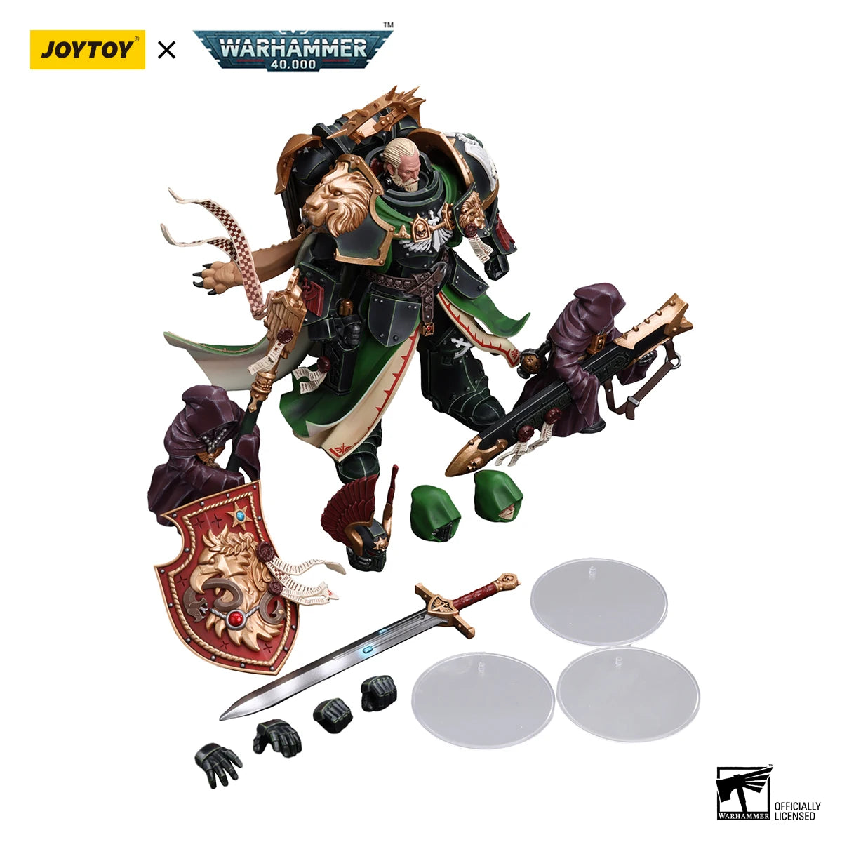 JOYTOY Warhammer 40K Action Figure 1/18 Dark Angels Primarch Lion El‘Jonson figures Toys