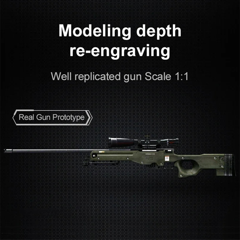 high power lens Cada City Police Military AWM Sniper Rifle series Building Blocks For Assault Rifle Bricks Toys Kids Gift