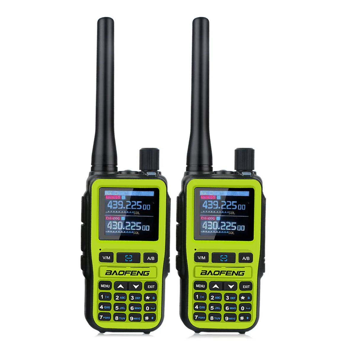 2PCS/Pack Baofeng UV-5R Mini Dual Band Dual PTT Walkie Talkie 5RMINI Air Band Rx 5W Compact  VOX FM Amateur Radio Type-C Charge