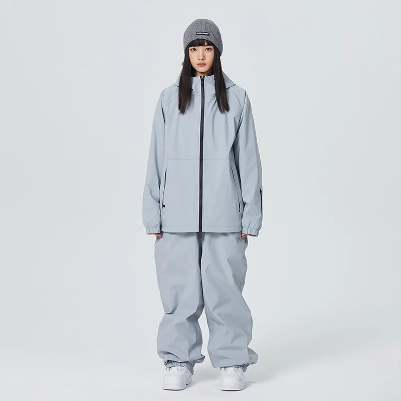 SEARIPE 2025 New Winter Man And Woman's Warm Ski Suit Breathable Waterproof Snowboarding Snow Sets Unisex Coat And Pants Suit