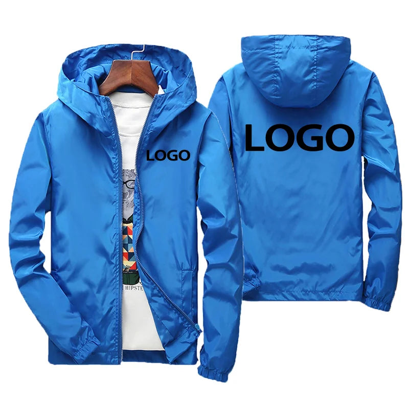 Custom Branded Autumn Jacket Men's Waterproof Warm Windbreaker Casual Clothing Outdoor Windbreaker Jacket Outdoor Fishing Wear