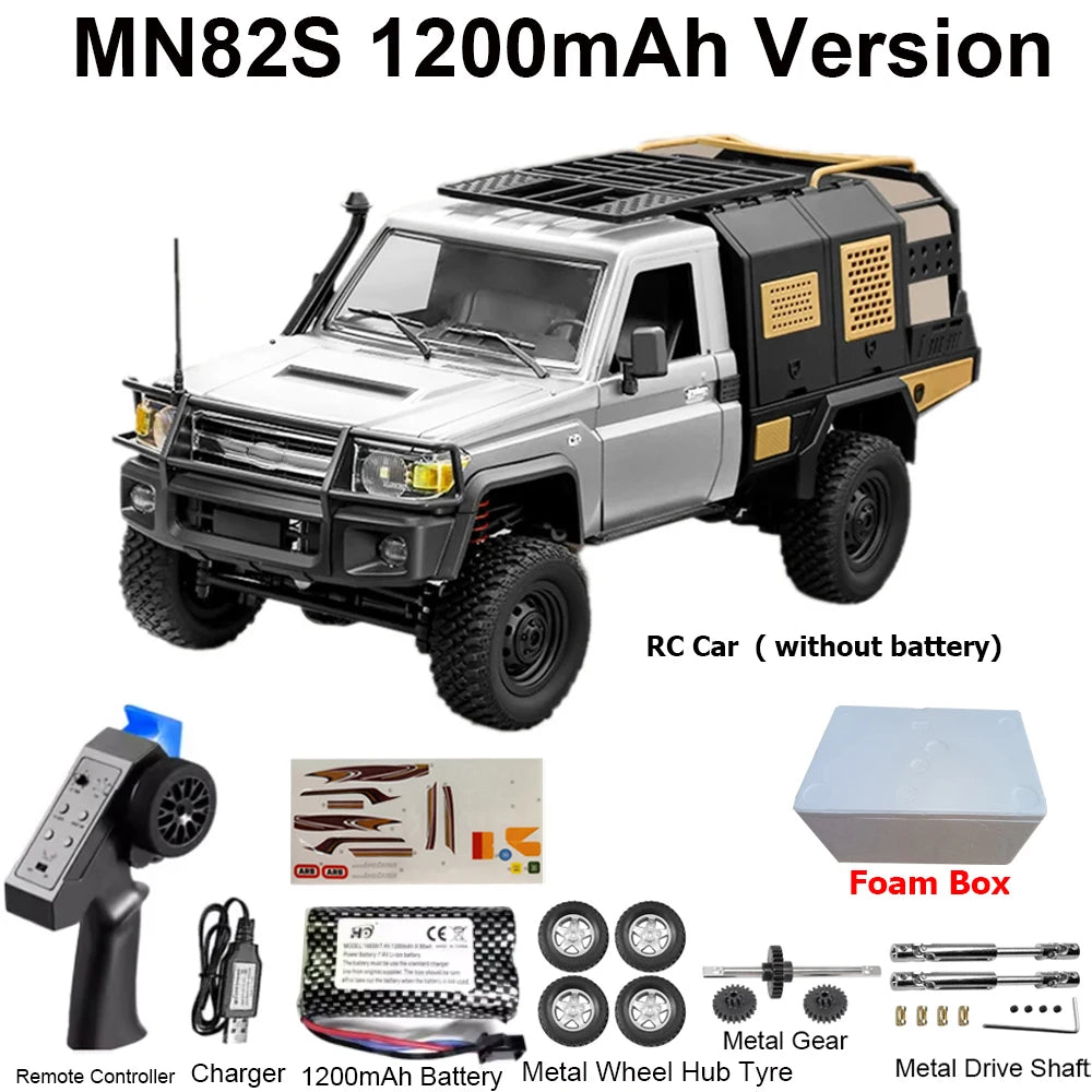 MN82 MN82PRO MN82S MN82T RC Car 1/12 4WD 2.4G Remote Control Car Climbing Off-road RC Crawler LED Light Truck RC Toys As Gift