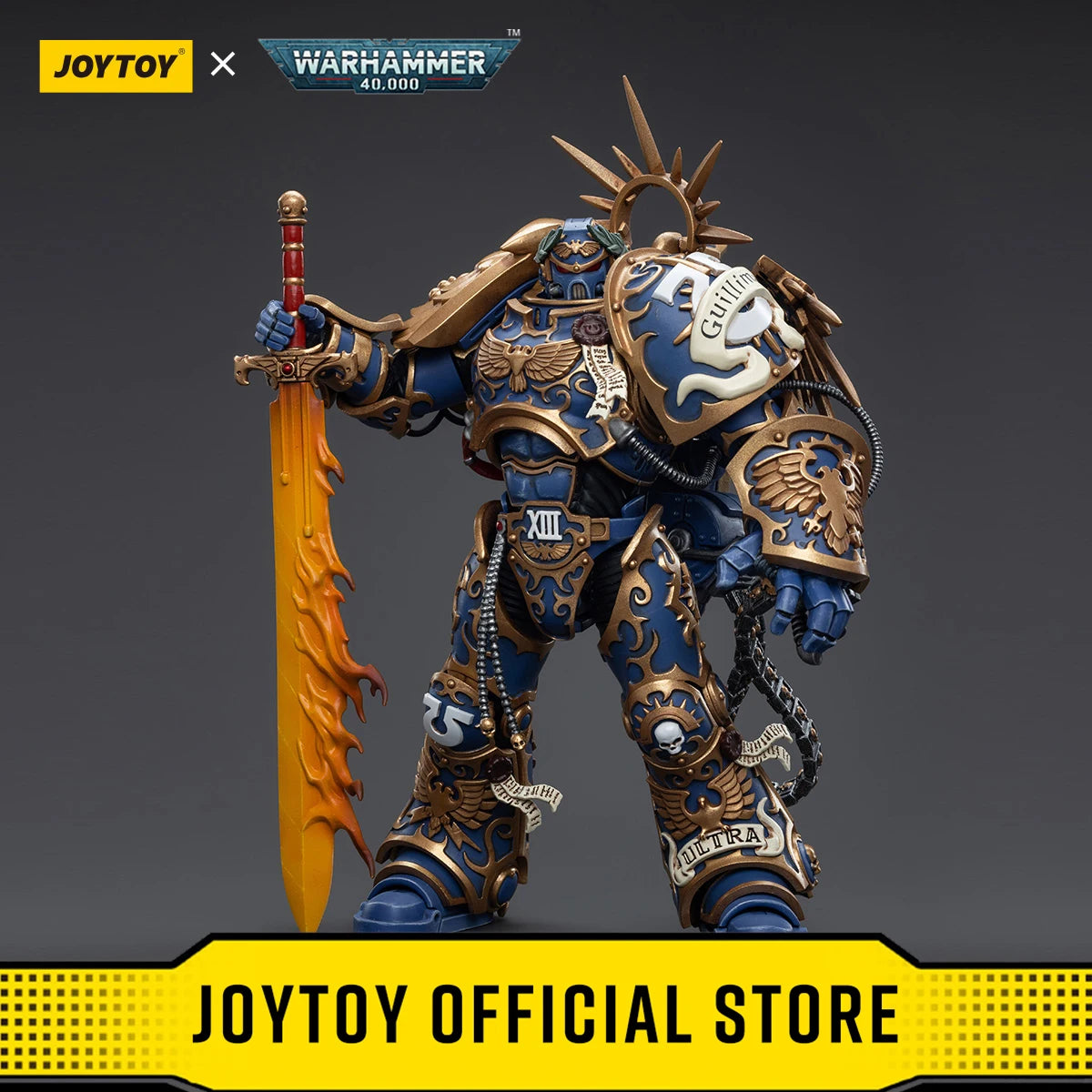 JOYTOY Warhammer 40k 1/18 Action Figures Ultramarines Primarch Roboute Guilliman