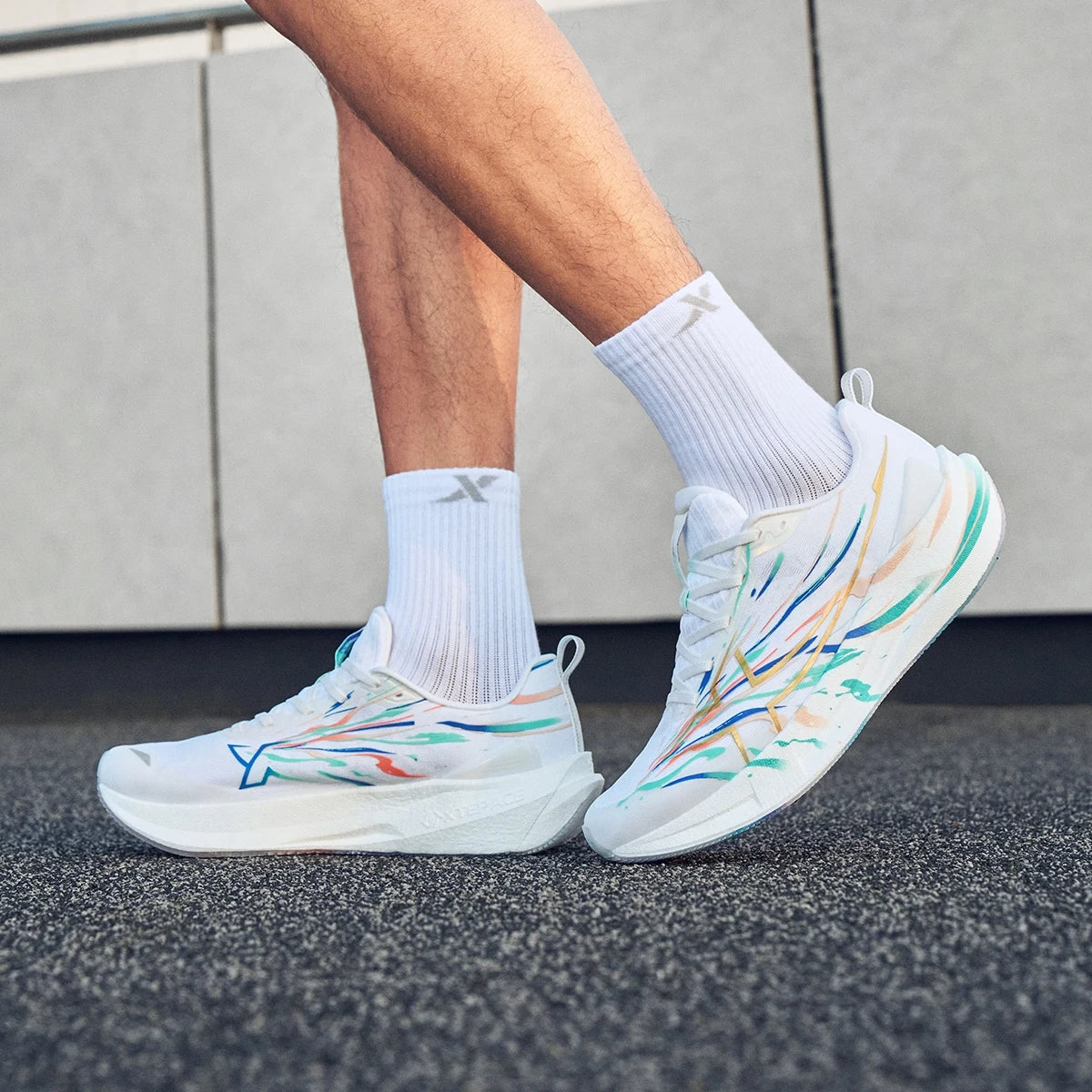 Xtep 2000km 5.0 Shoes Sneakers for Men Cushion Durable Professional Combat Universal Jogging Running Shoes 874119110023