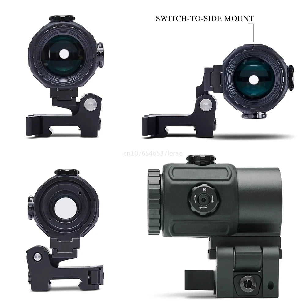 EOTECH 558 Holographic Rifle Scope Collimator Red Dot Sight G43/G33 3X G45 5X Magnifier Riflescope W/20mm Rail Mounts & QD Lever