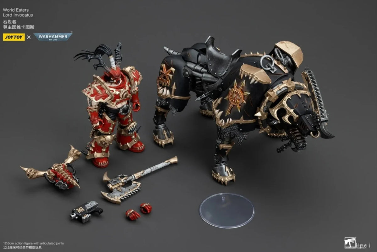 【GH】1/18 JOYTOY Warhammer 40K World Eaters Lord Invocatus Action Figure Model Desktop Decoration Genuine
