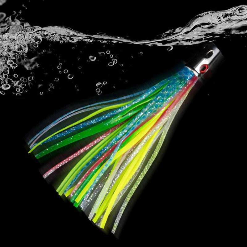 1PC Copper Head Octopus 55g/6.5inch Squid Skirt Bait Big Game Drag Fishing Marlin Tuna Trolling Lure Seawater Fishing Lure