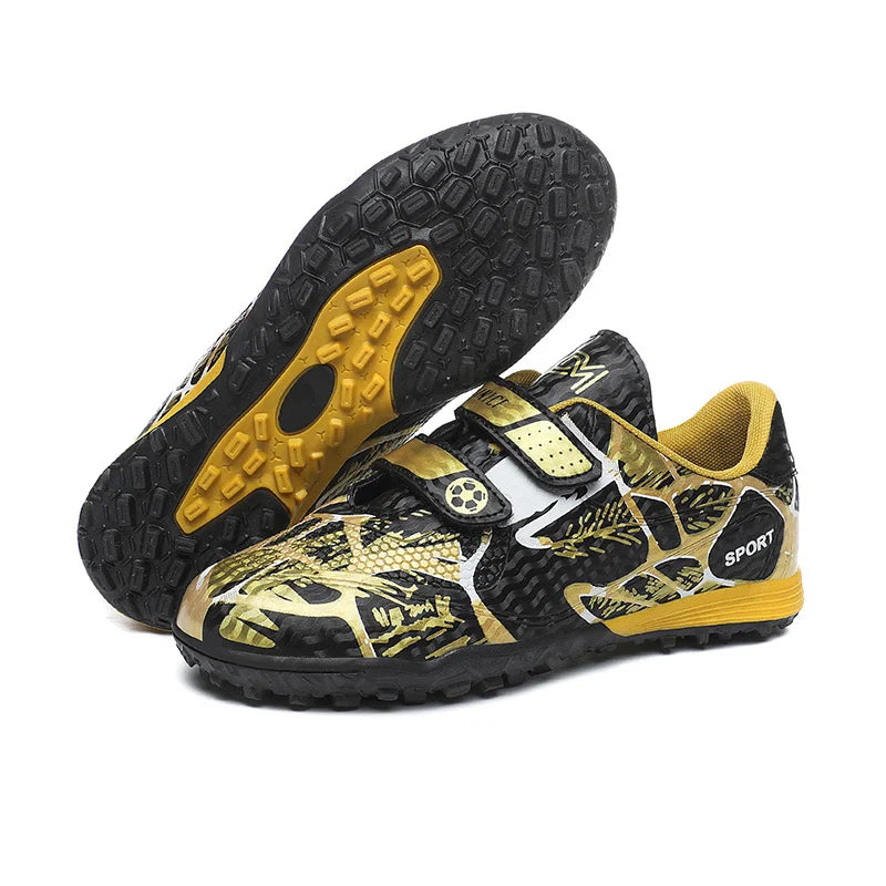 Kids Soccer Shoes FG/TF School Football Boots Boys Girls Cleats Grass Sneakers Child Outdoor Athletic Training Sports Footwear