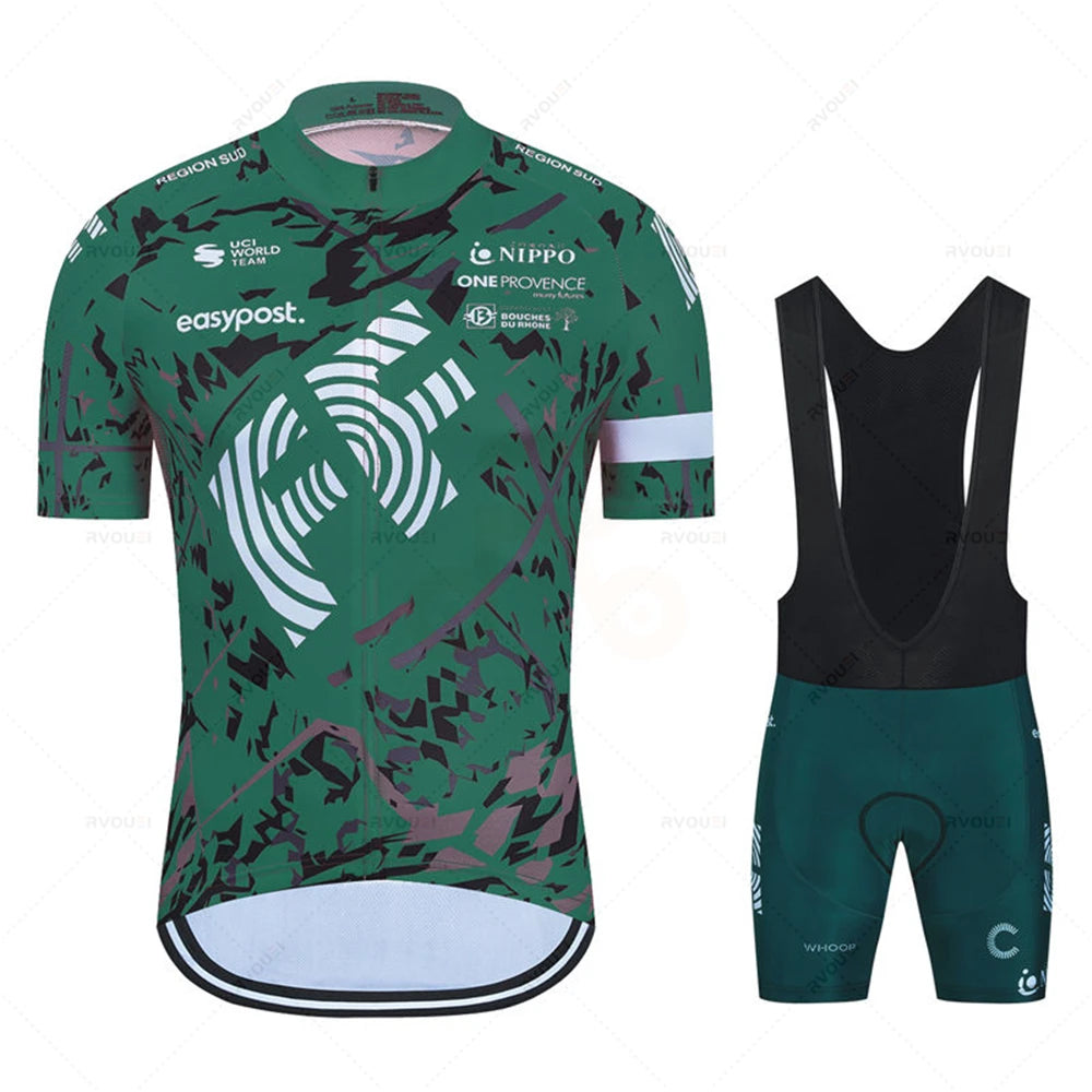 Summer Cycling Clothing 2026 New Team Ropa Ciclismo Hombre Short Sleeve Cycling Jersey Set Mtb Bike Man Uniforme Maillot Bicycle