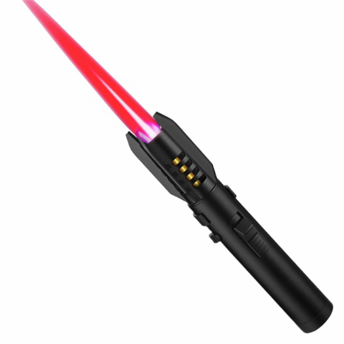 Dazzling Lightsaber Windproof Lighter Pink Large Flame Outdoor BBQ Portable Inflatable Gun Lighter Cigar Gadgets Men's Lighters