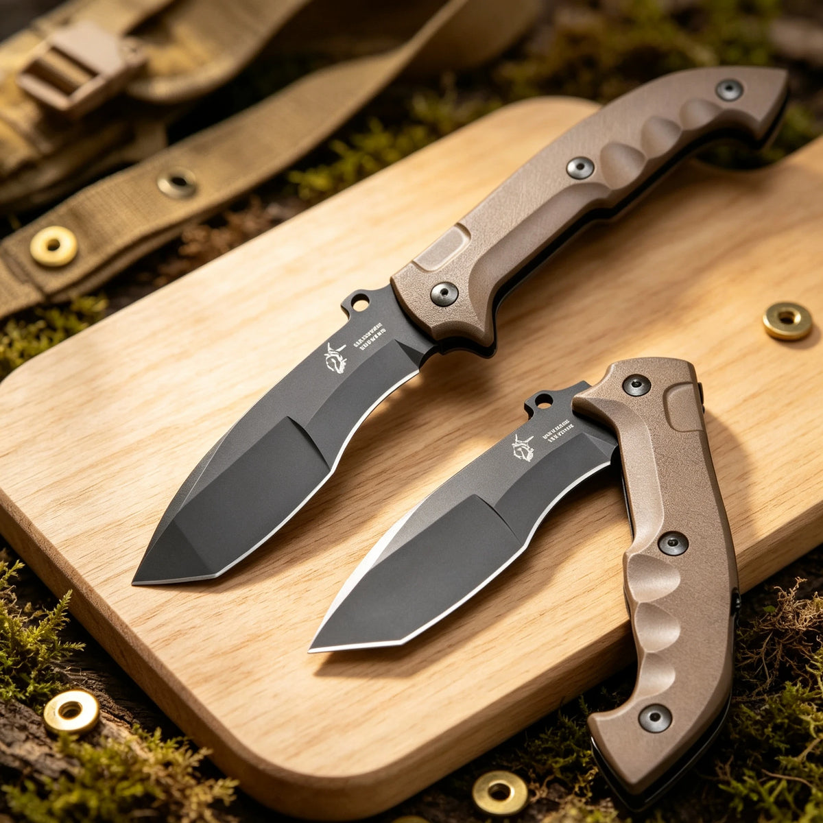 FX-500 - Indian style, Tracker model, camping heavy-duty folding knife, N690 steel, outdoor emergency tool