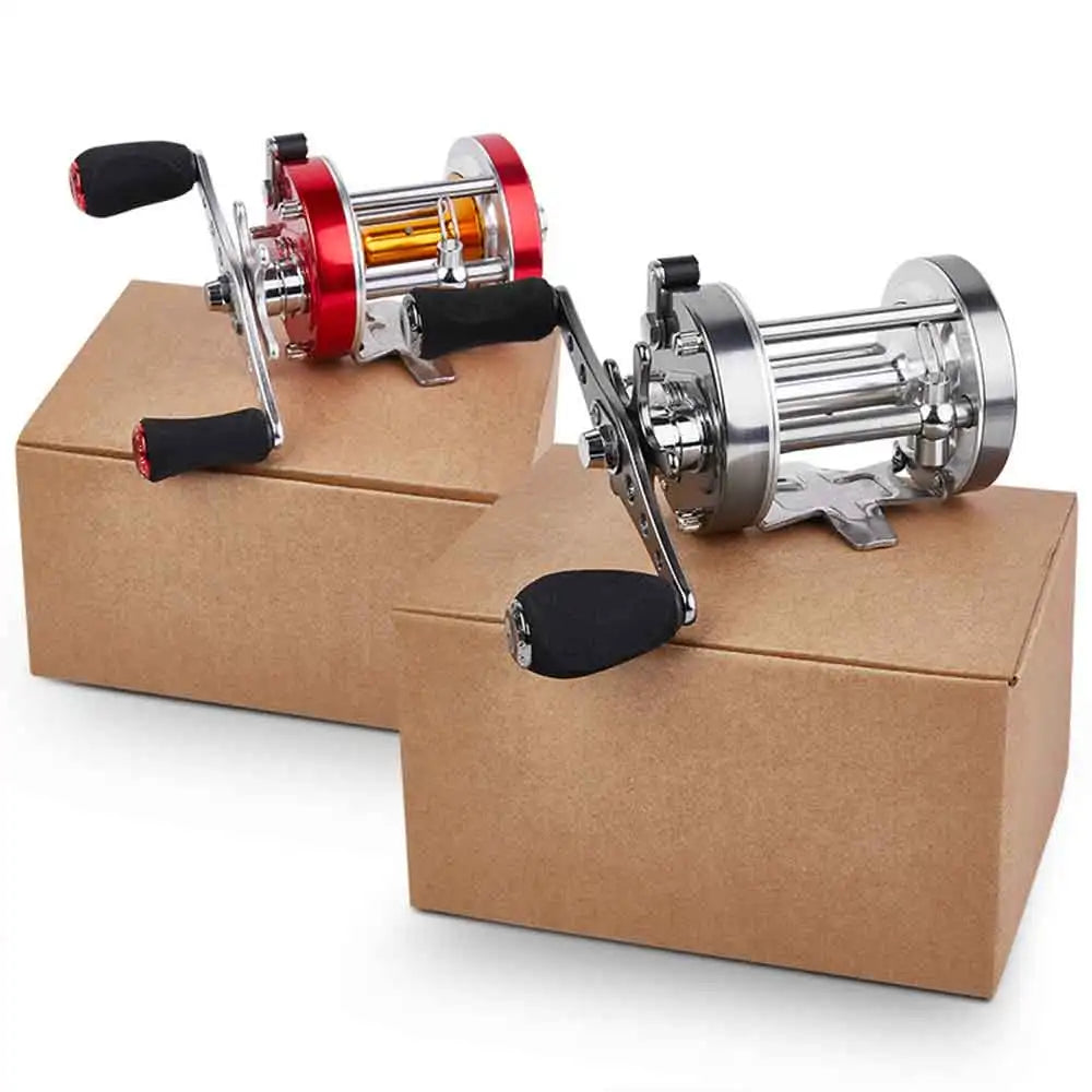 BILLINGS Trolling Drum Fishing Reel 20LB Max Drag 4.2/5.2:1 Gear Ratio CNC Aluminum Spool 6+1 Stainless Steel Bearings Smooth Right Hand Baitcasting Reel for Freshwater Saltwater