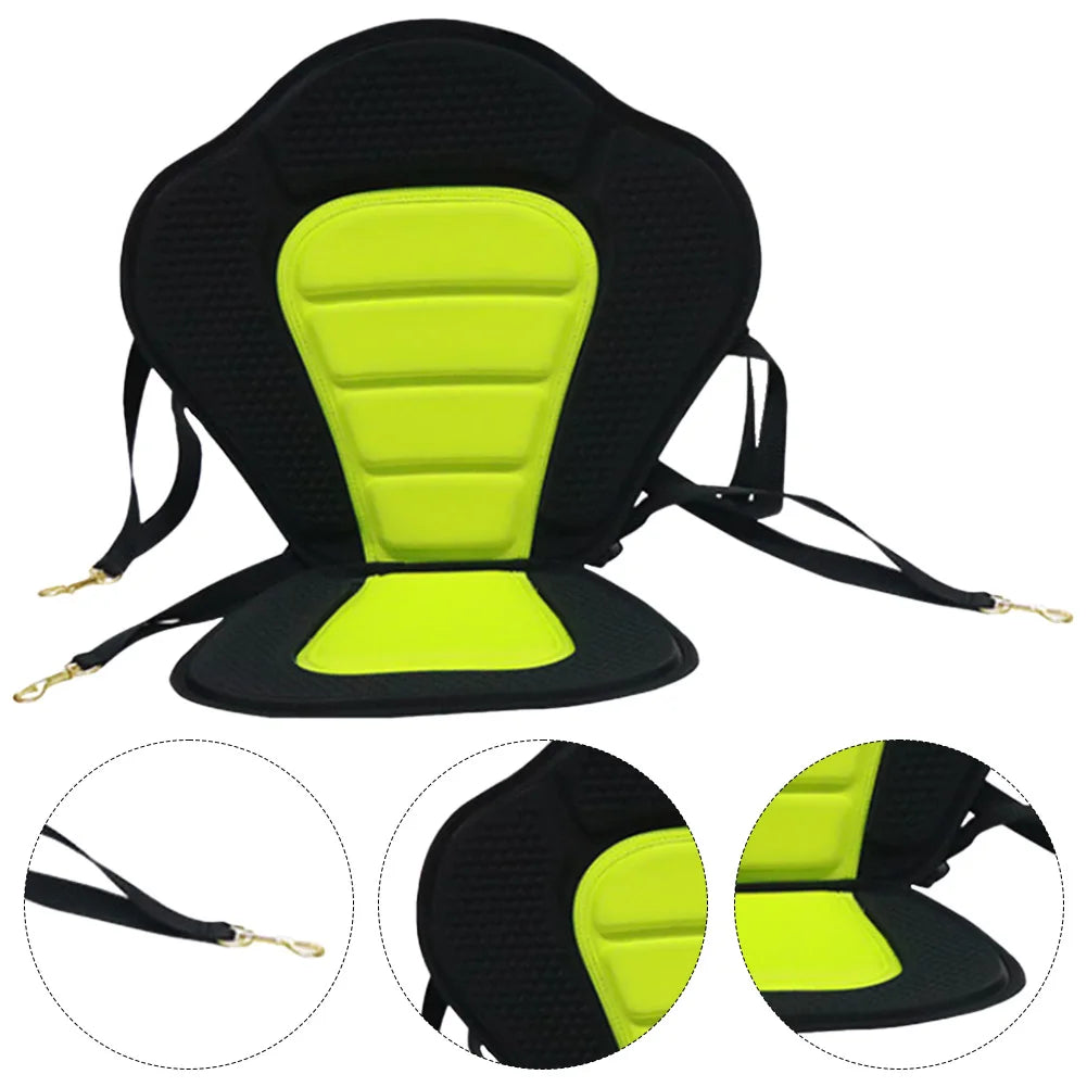 Kayak Paddle Board Seat Adjustable Stand Up Backrest Seat with Storage Bag Non-Slip Backrest Seat for Rowboats Fishing Canoeing