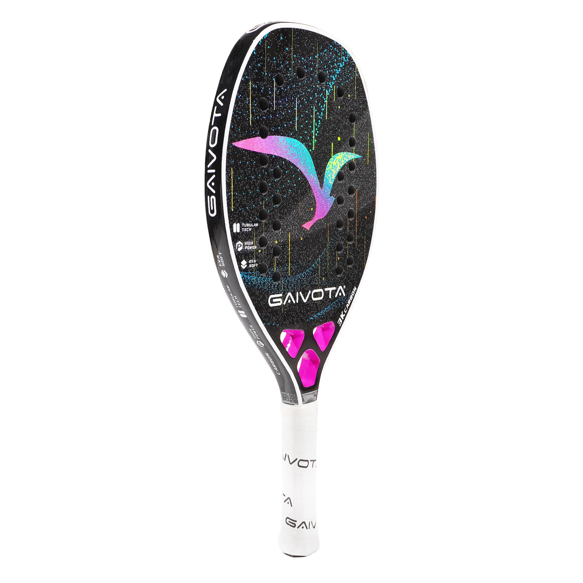 GAIVOTA 2025 Carbon Fiber Beach Tennis Racket 3K+Backpack