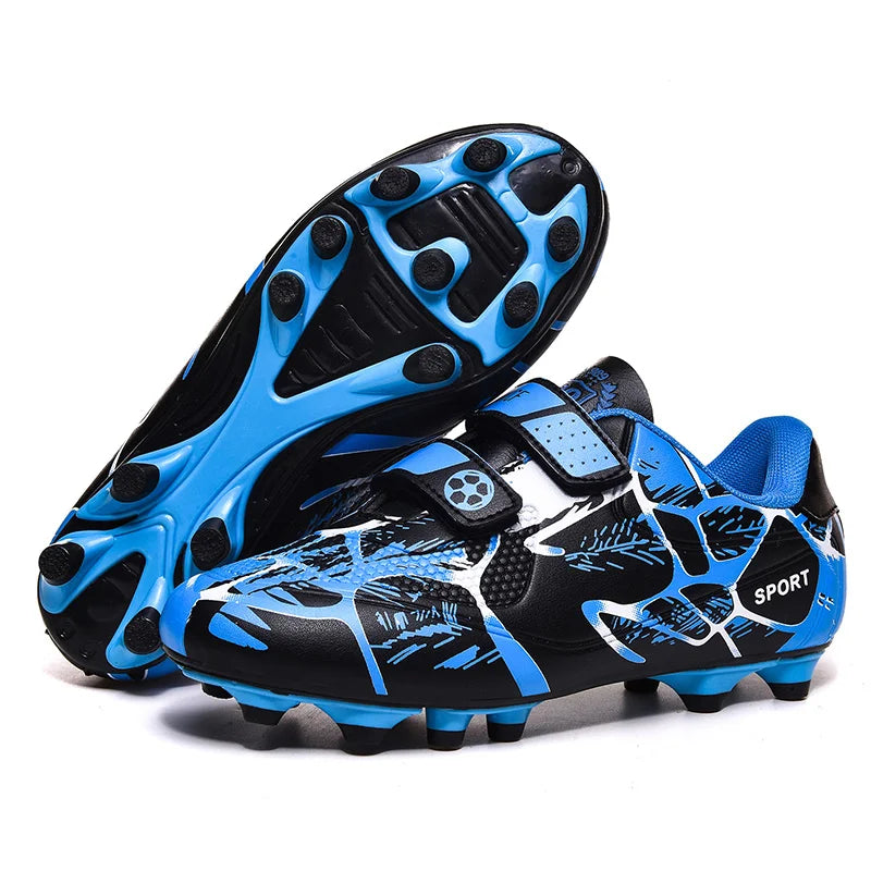 Kids Soccer Shoes FG/TF School Football Boots Boys Girls Cleats Grass Sneakers Child Outdoor Athletic Training Sports Footwear