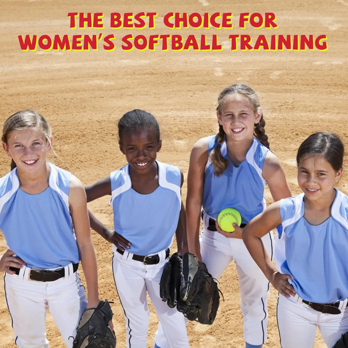 11 Inch Bucket of 16 Softballs - Training Fastpitch Softballs for Girls - Solid Cork Center - Premium Durability (Bucket Packaging)