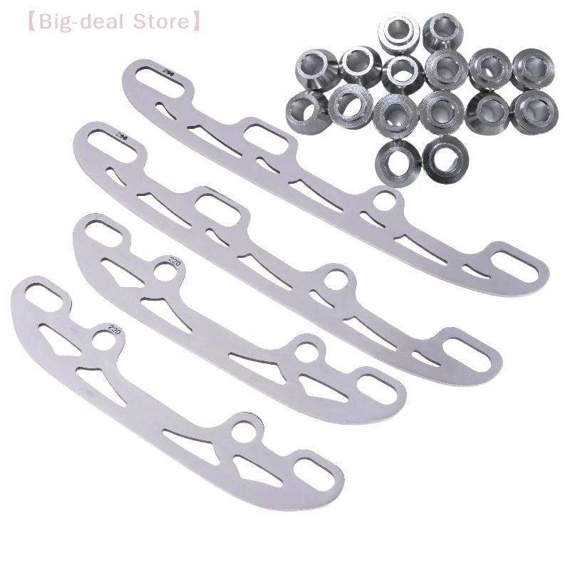 【M】1 Set Ice Skating Blade Stainless Steel Inline Figure Skate Blade For Skate Shoes 220/253/290MM Skating Replacement Blades