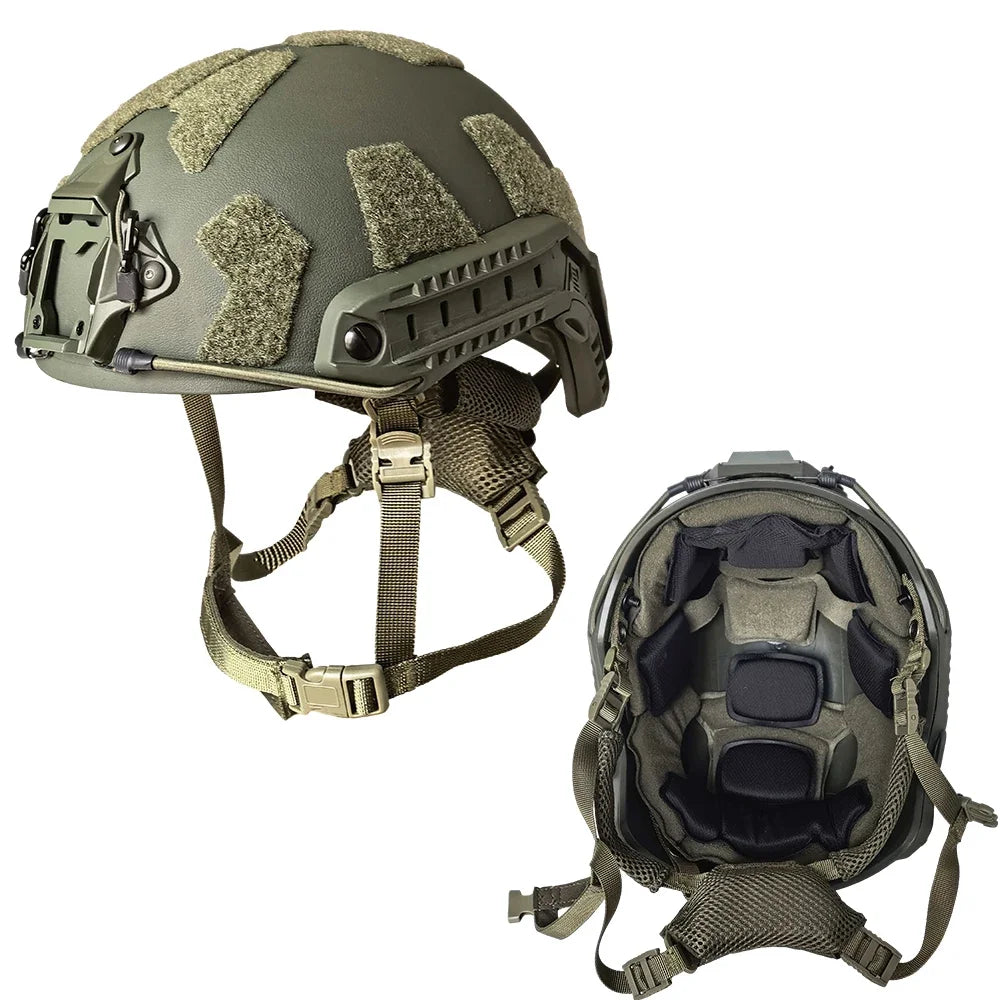 FAST SF Airsoft Helmet Tactical Lightweight ABS Wendy Suspension NVG for CS Paintball Outdoor Training Safety Protective Gear