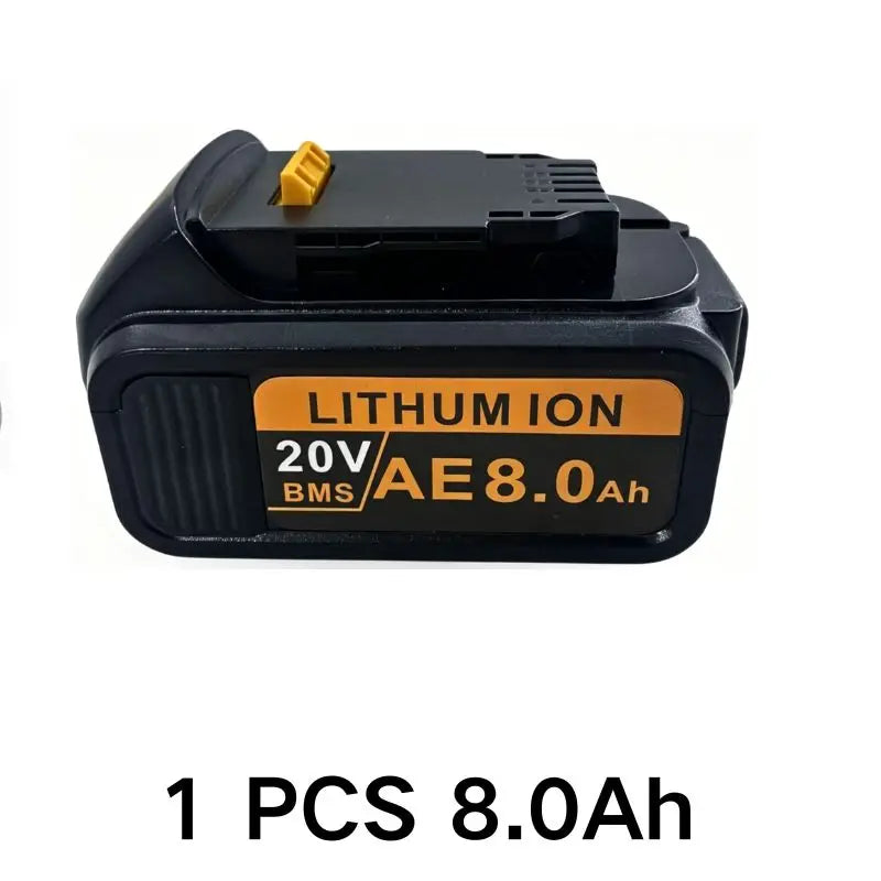 20V For DeWalt 12Ah/9Ah/8Ah/6Ah/3Ah Li-lon Battery Replacement DCB\DCD\DCF\DCG series Power Tools+charger+electric drill