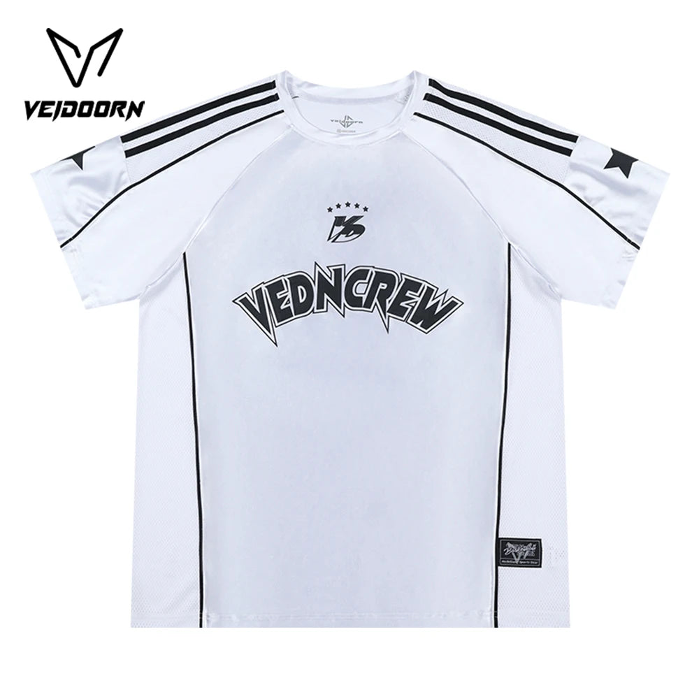 Summer Basketball Jersey Breathable Quick Dry T Shirt Short Sleeve Sports Running Top for Training Lightweight Mesh Workout Tee