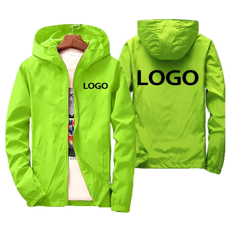 Custom Branded Autumn Jacket Men's Waterproof Warm Windbreaker Casual Clothing Outdoor Windbreaker Jacket Outdoor Fishing Wear