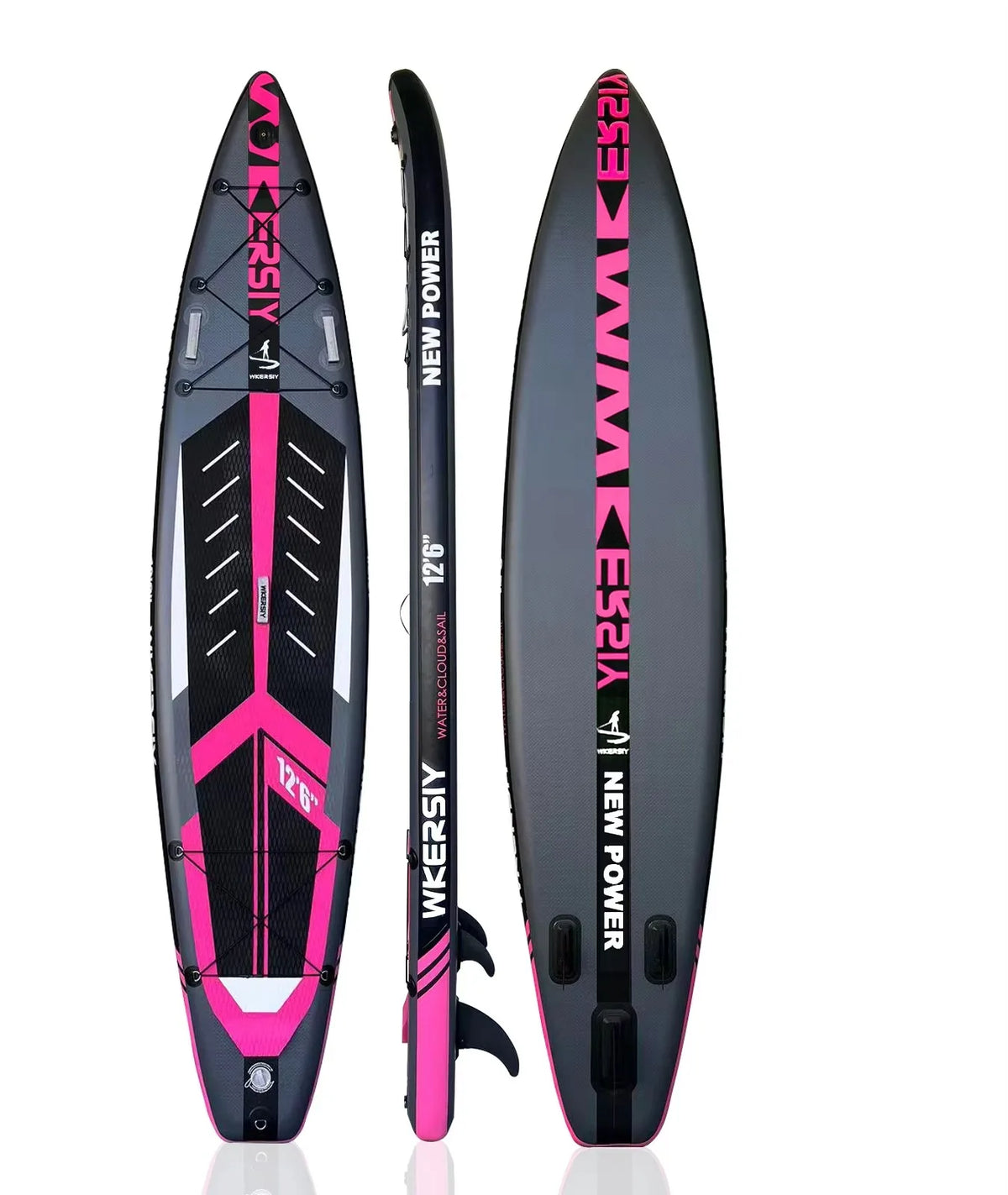 Ultra-Rigid Eco Friendly Portable Inflatable Stand Up Paddle Board 3 Fins Outdoor Water Sports