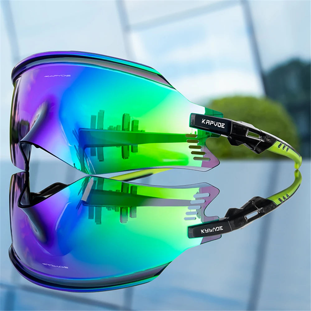 Kapvoe Ski Sunglasses MTB Bike Glasses Riding Snow Goggles Ski Sports Eyewear for Man Women Cycling Glasses Skiing Eyewear