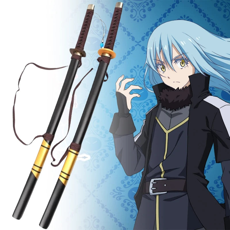 40inch Rimuru Tempest Katana Anime Reincarnated Slime Cosplay Prop Sword Knife Real Size Japanese Katana Samurai Sabre Toy Gift