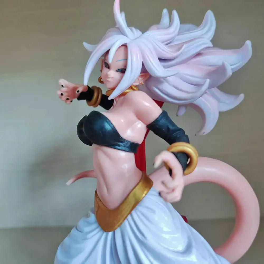 Anime Dragon Ball Buu Android 21 Anime Movie Version Figurine Ornament Model Desktop Decodration