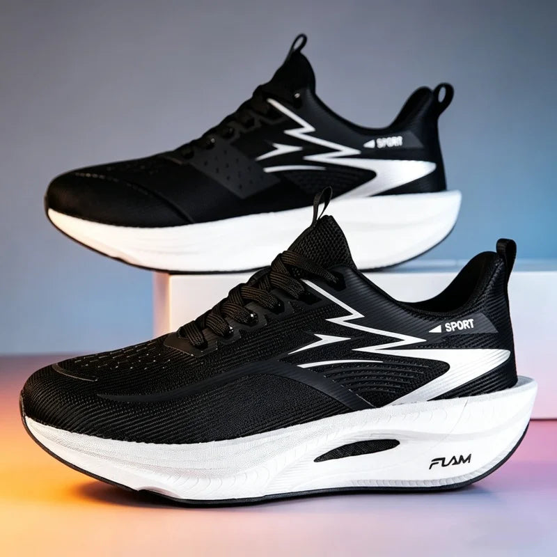Marathon Running Shoes Men Speciality Sports Carbon Board Breathable Lightweight Women's Comfortable Athletic Nonskid Sneakers