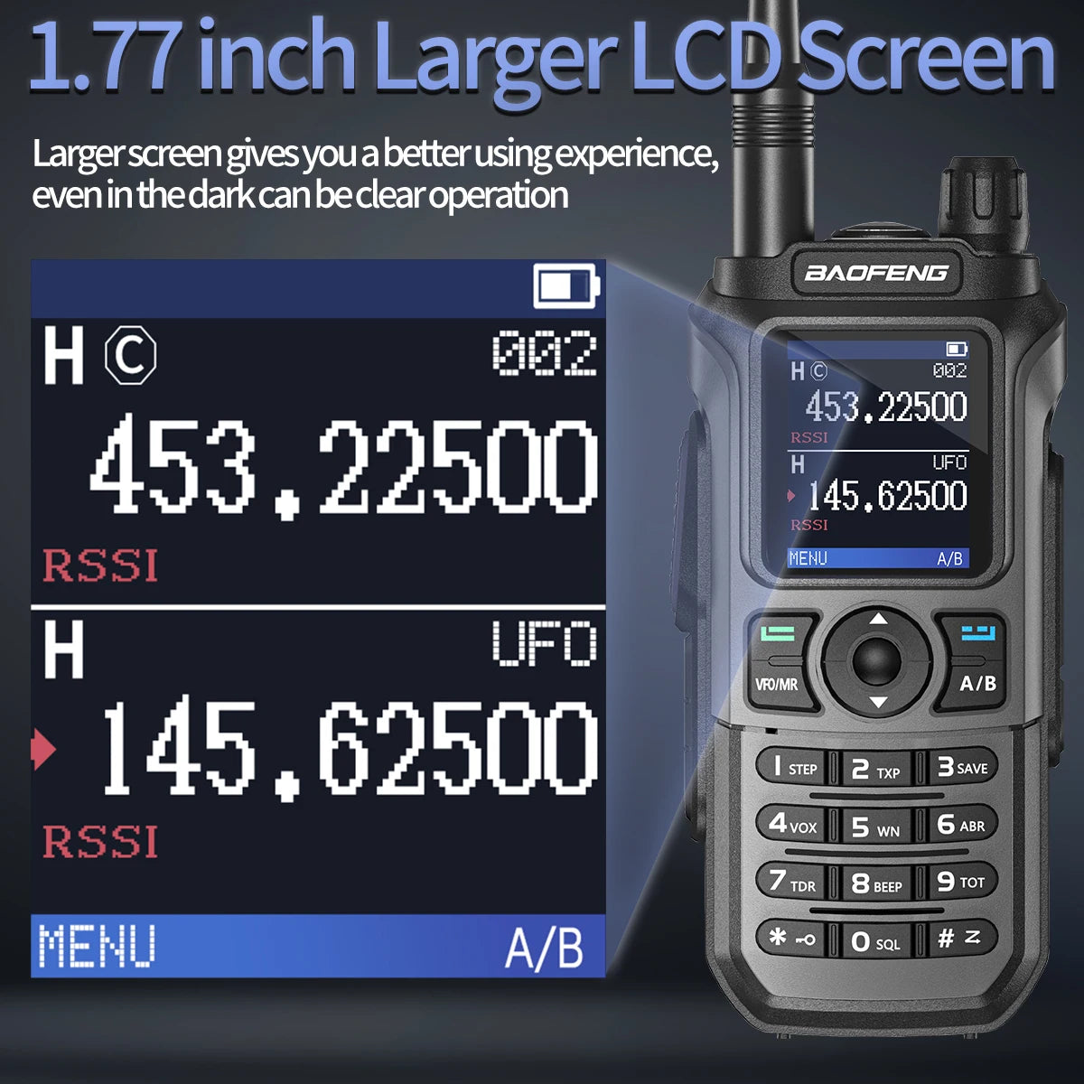 Baofeng UV-21 Pro Wireless Copy Frequency VHF UHF Powerful Waterproof V2 Long Range UV-32 Long Range Type-C Two Way Ham Radio