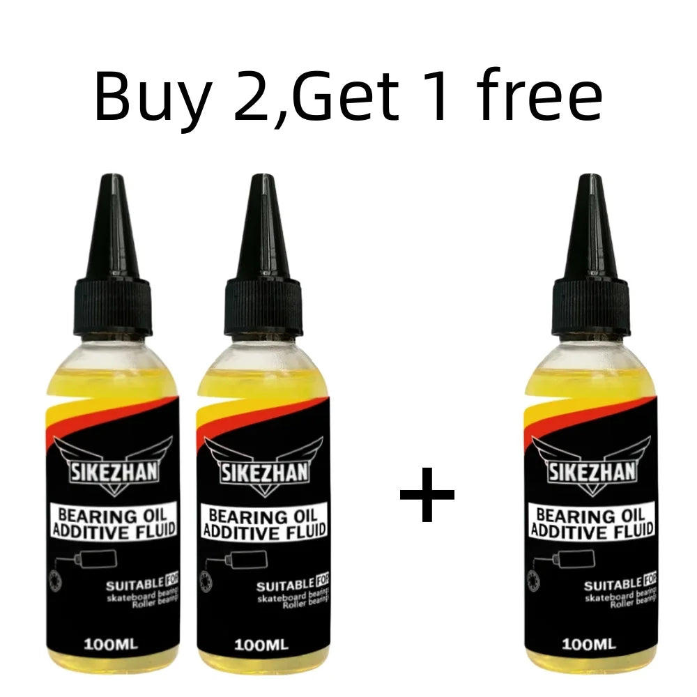 Roller Skate Oil & Skateboard Bearings Lube, Anti-Rust Liquid Lubricant Maintenance with Precise Dripper Bottle for Longboards