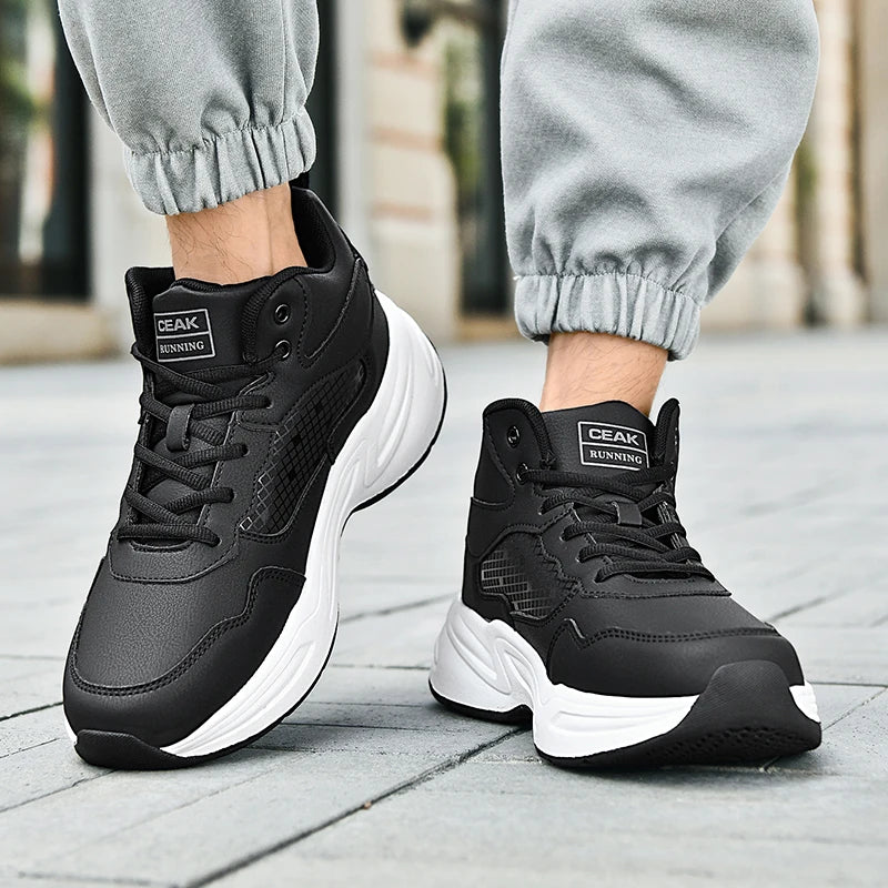 Men's High Quality Plus Size Casual Sneakers Four Seasons Soft Sole Outdoor Breathable Running Shoes Students Light Sports Shoes