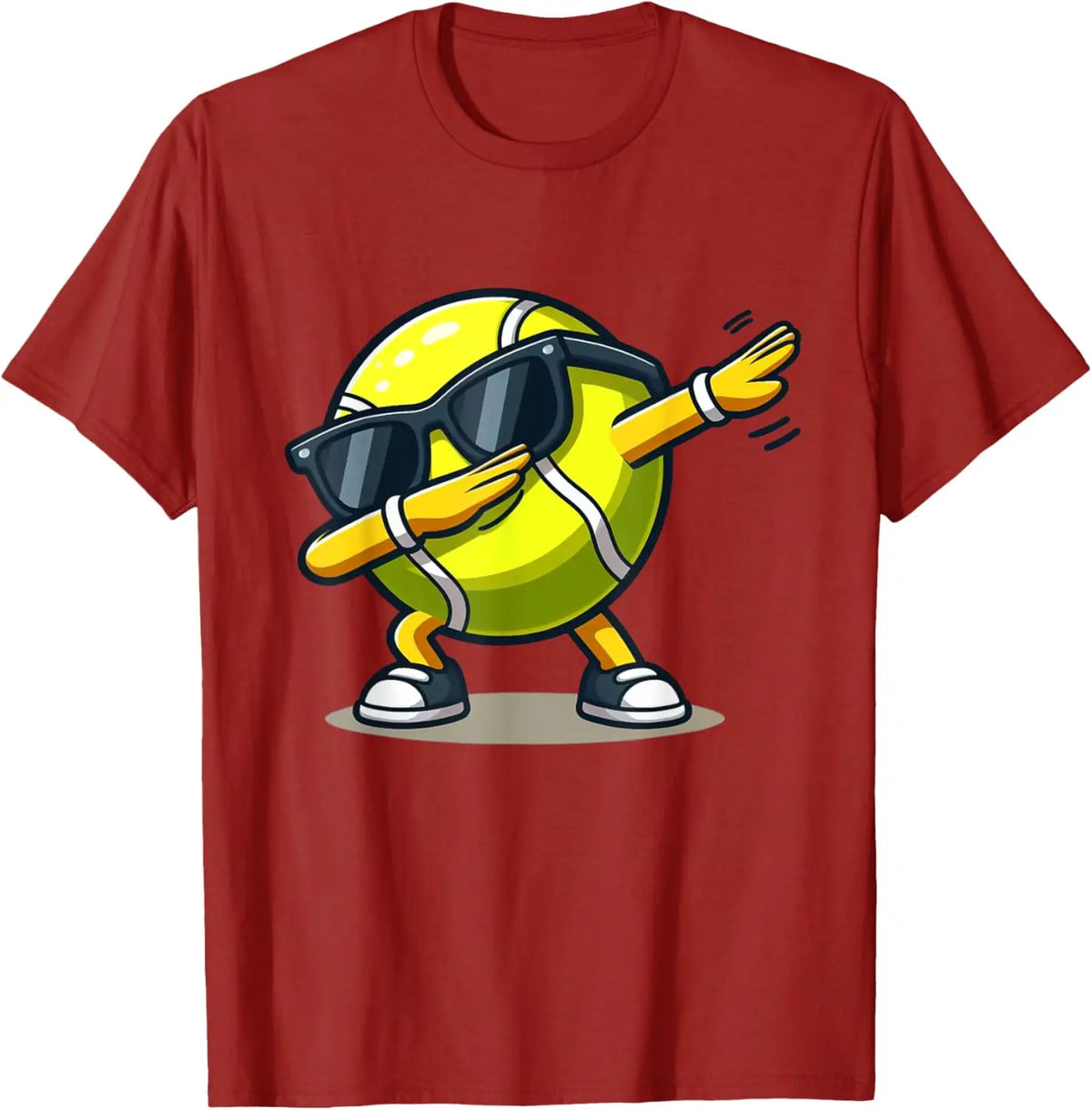 Dabbing Tennis Ball Shirt Funny Boys Men Women Sports Player T-Shirt