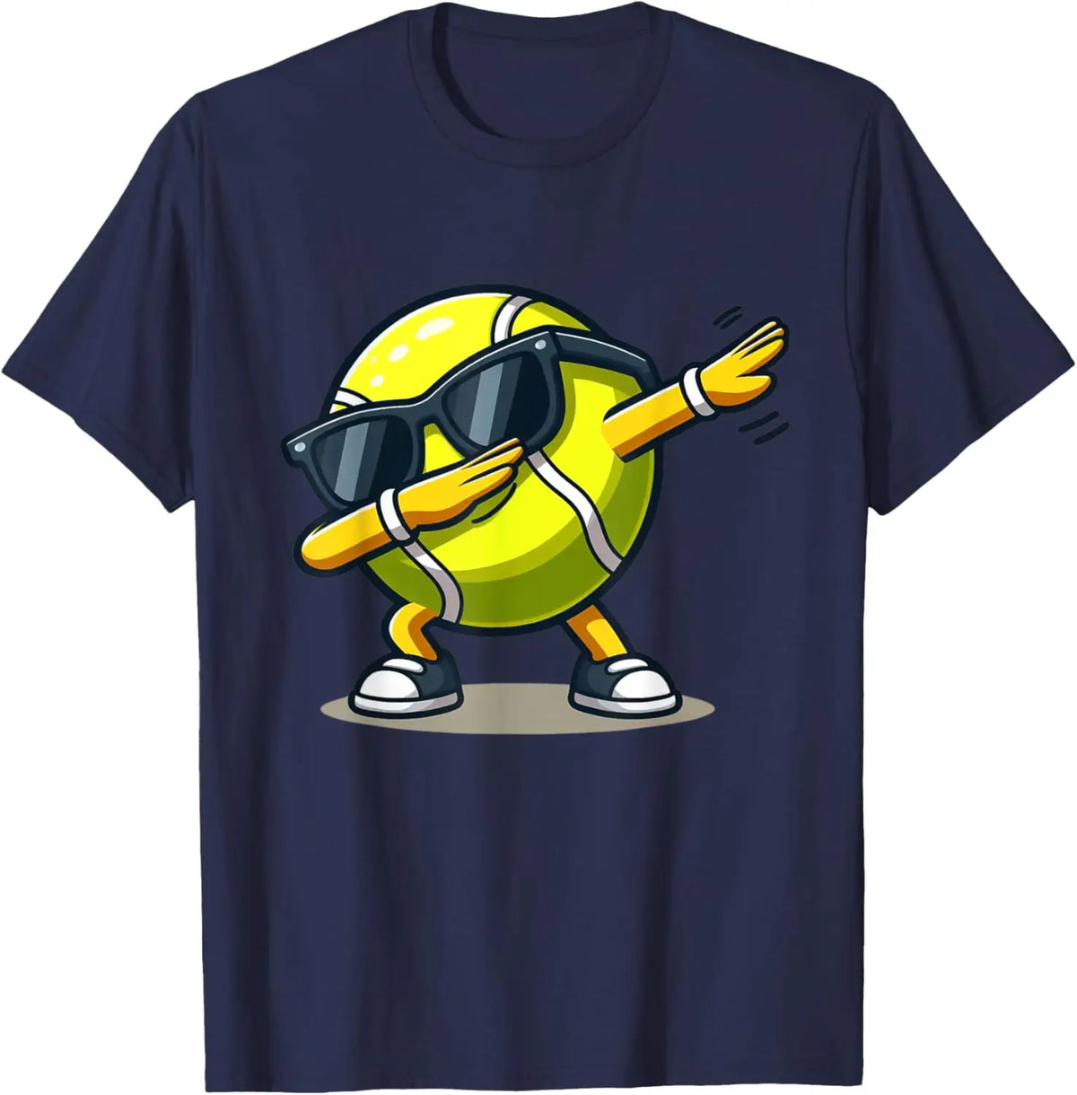 Dabbing Tennis Ball Shirt Funny Boys Men Women Sports Player T-Shirt