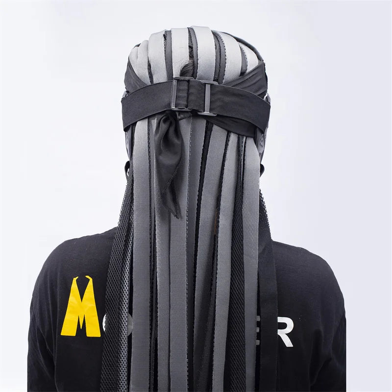 Zlangsports Tactical Headgear Forehead Protection Indy Dreadlocks Paintball Airsoft Mask Helmet Hunting CS Cosplay Halloween