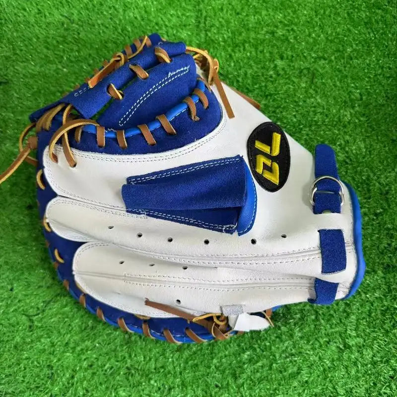 Baseball Glove Full Grain Leather Catcher Baseball Training Glove for Adult Youth Kids Softball Practice Team Game Outdoor Sport