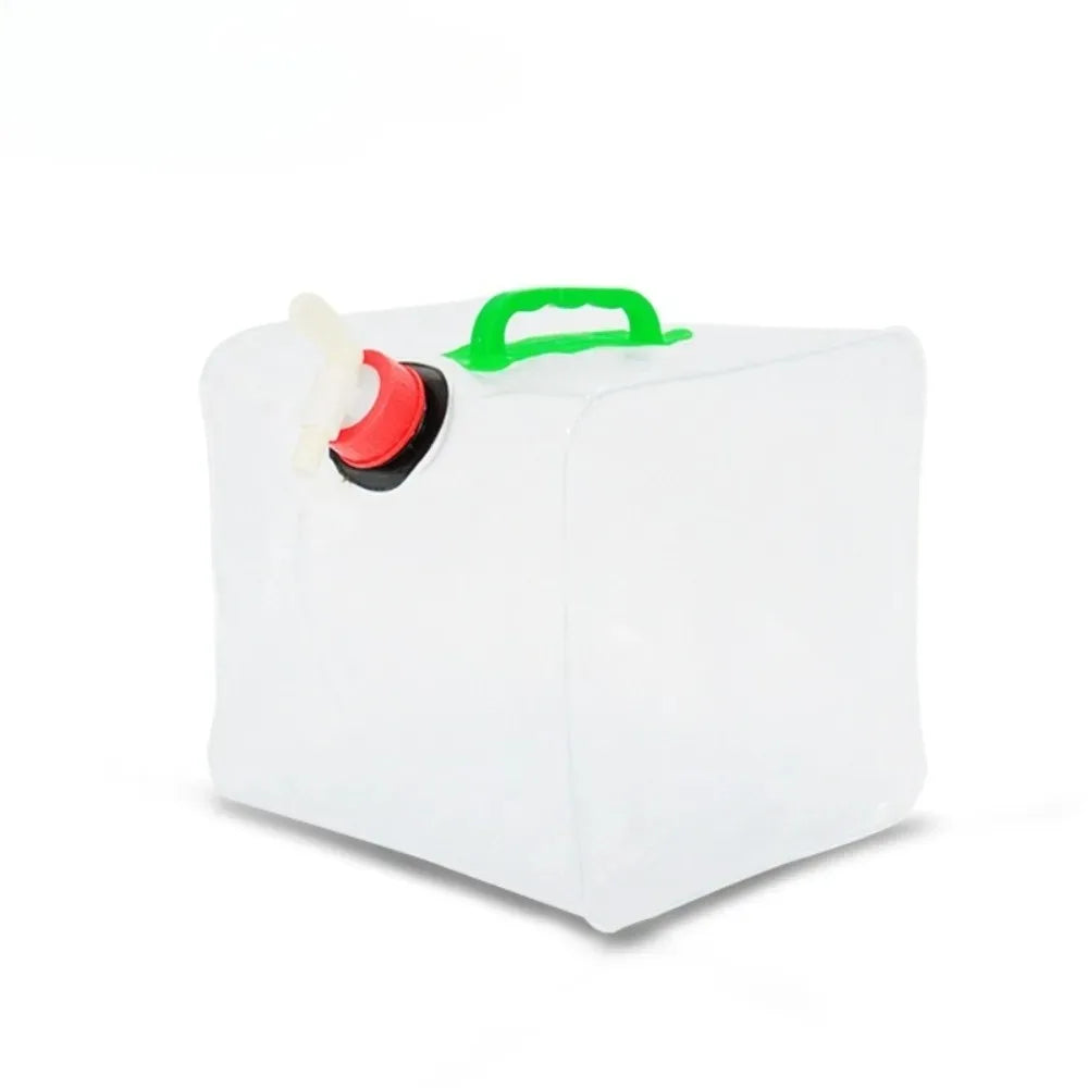 Outdoor Folding Water Bag Large Capacity Portable Water Bag Big Container Kettle Plastic Bucket Camping Equipment Supplies