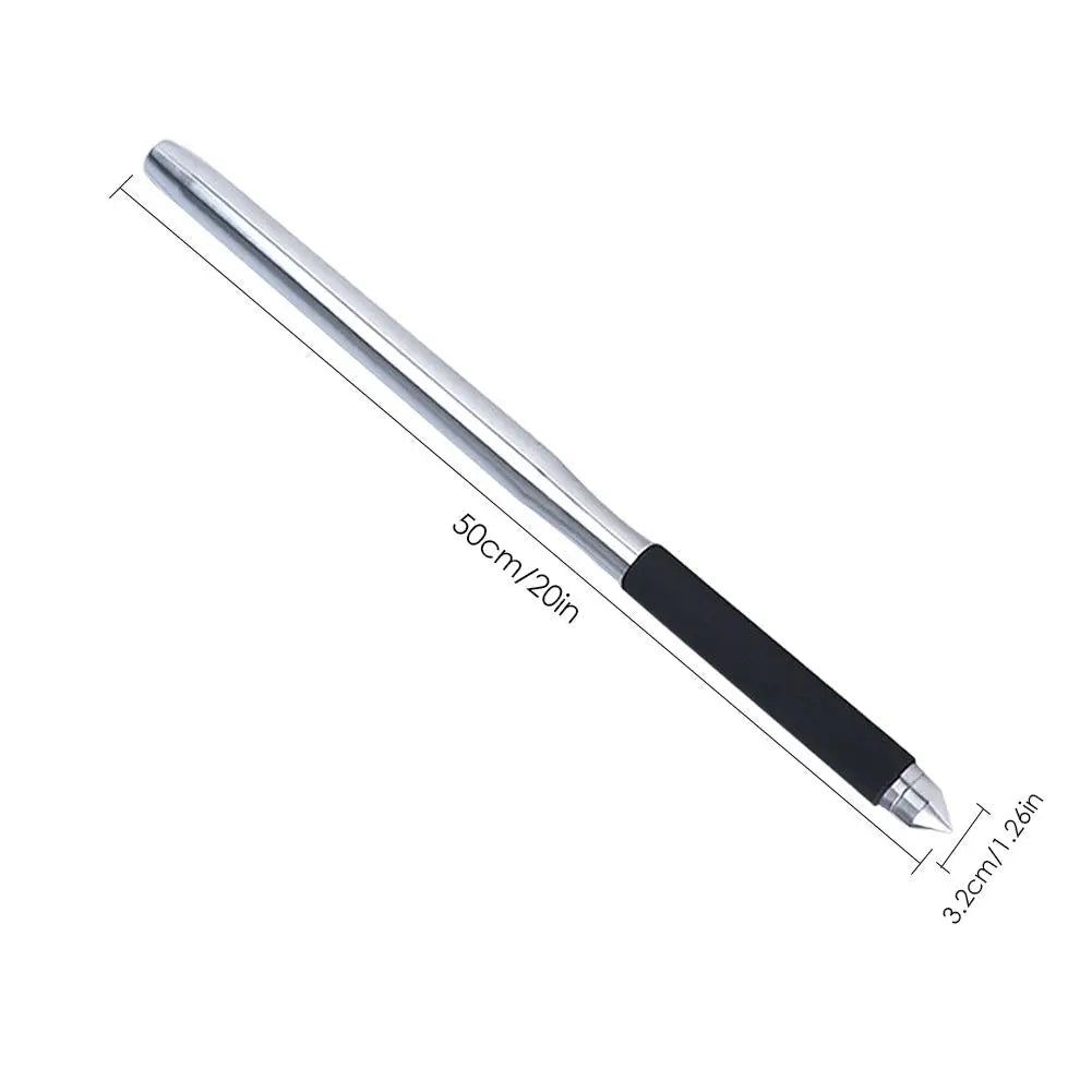 50cm Stainless Steel Baseball Bat Multi-Functional Car Emergency Stick Non-slip Comfortable Grip Baseball Bats Self Defense