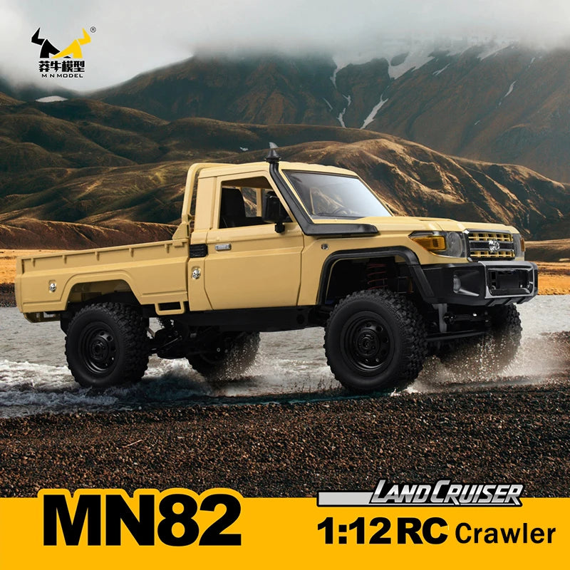 1:12 MN Model MN82 RC Car 2.4G RTR Version 4WD 280 Motor Proportional Off-Road Remote Control Crawler Toys For Boys Gifts