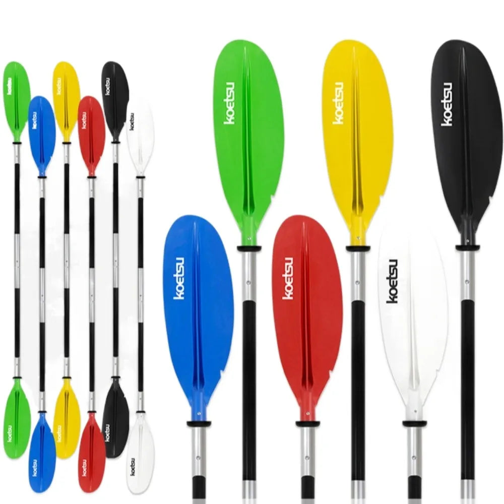 Telescoping Emergency Boat Paddle Lightweight Aluminum Shaft Boat Oars Adjustable Length Canoe Kayak Paddles