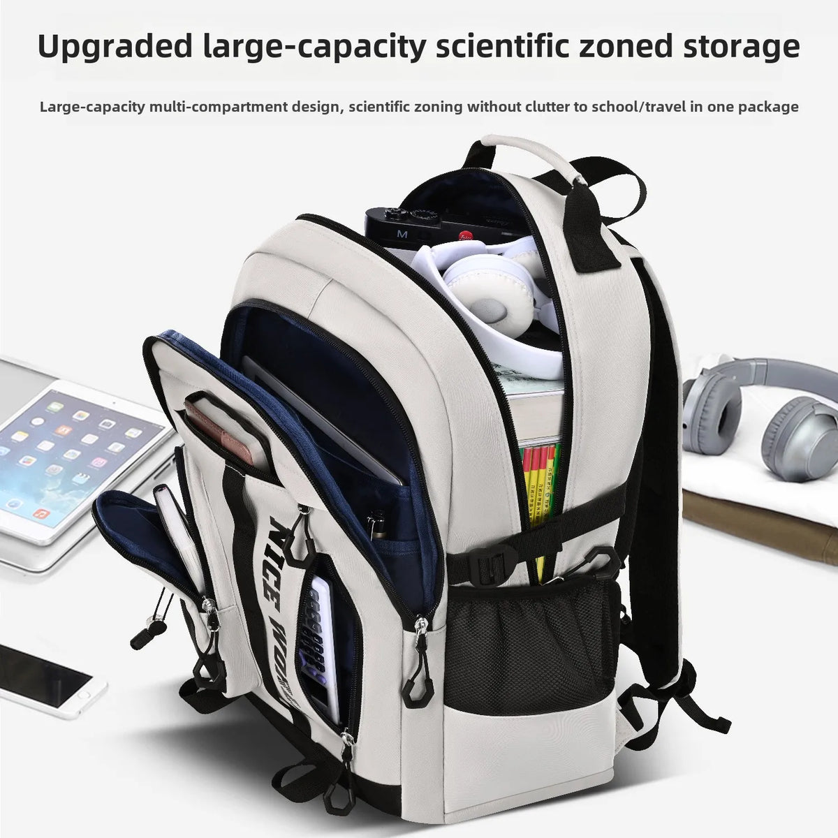 teenage school backpack for boys girls cool large bookbag student backpack with many pockets college middle high school bags
