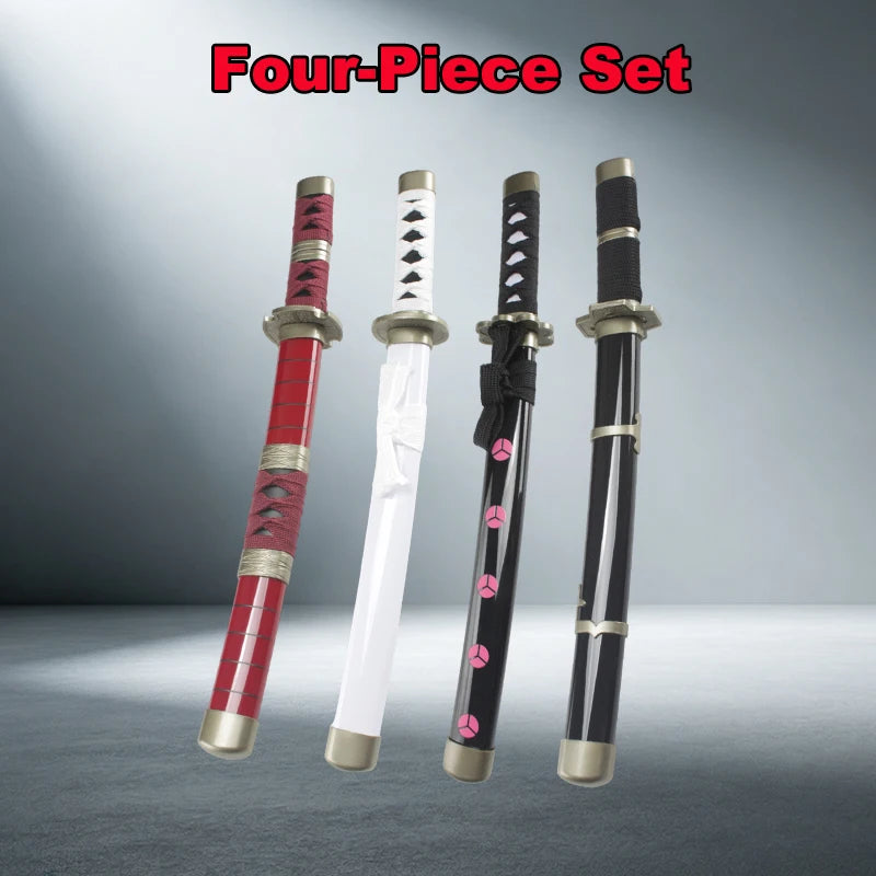 40Cm Anime Katanas Plastic Sword Real Size Japanese Samurai Sabre Original Blade Cosplay Props Toy Gift