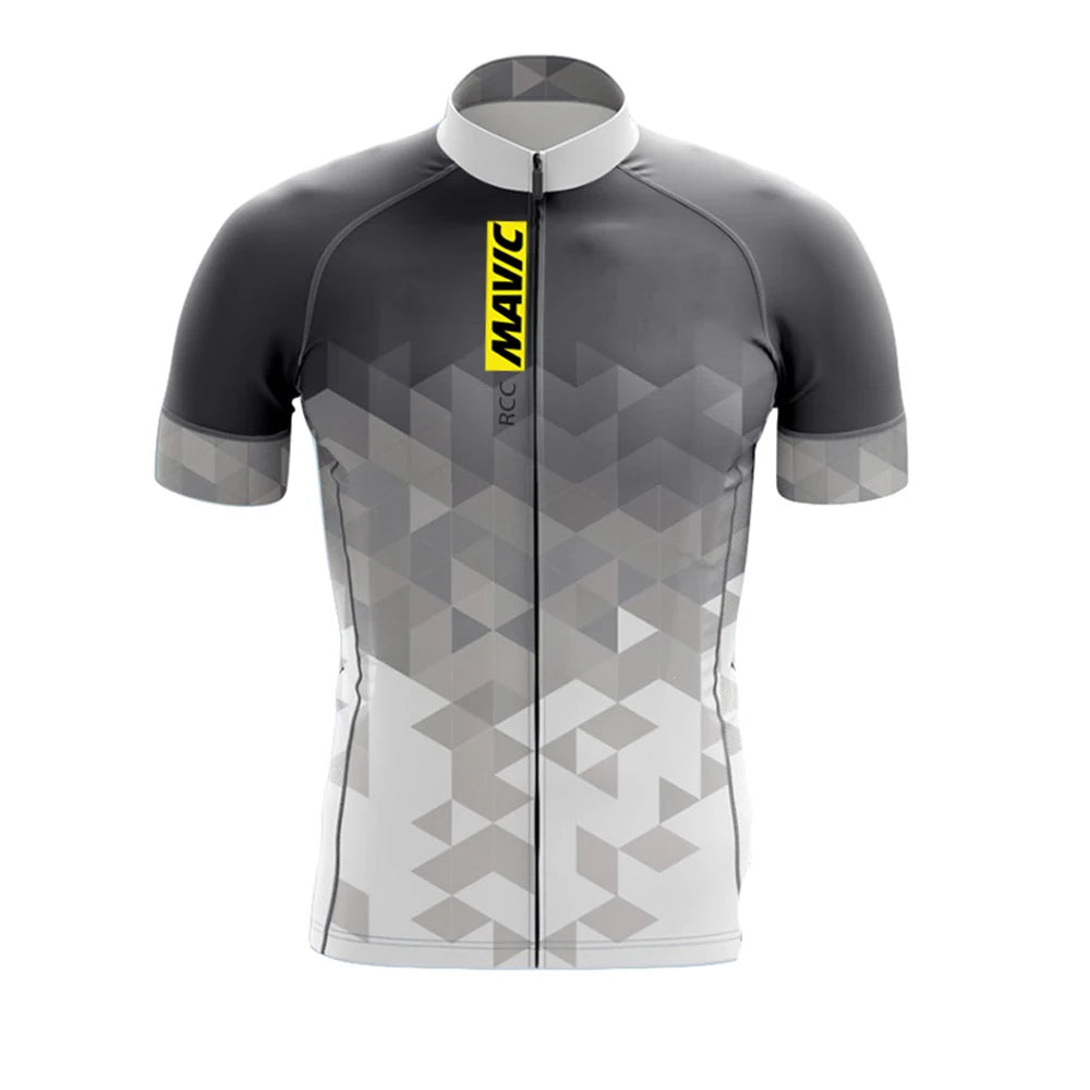 RCC MAVIC Short Sleeve Cycling Jersey Men 2025 Summer Road Bicycle Clothing Breathable Bike Shirts Gym Clothes Men