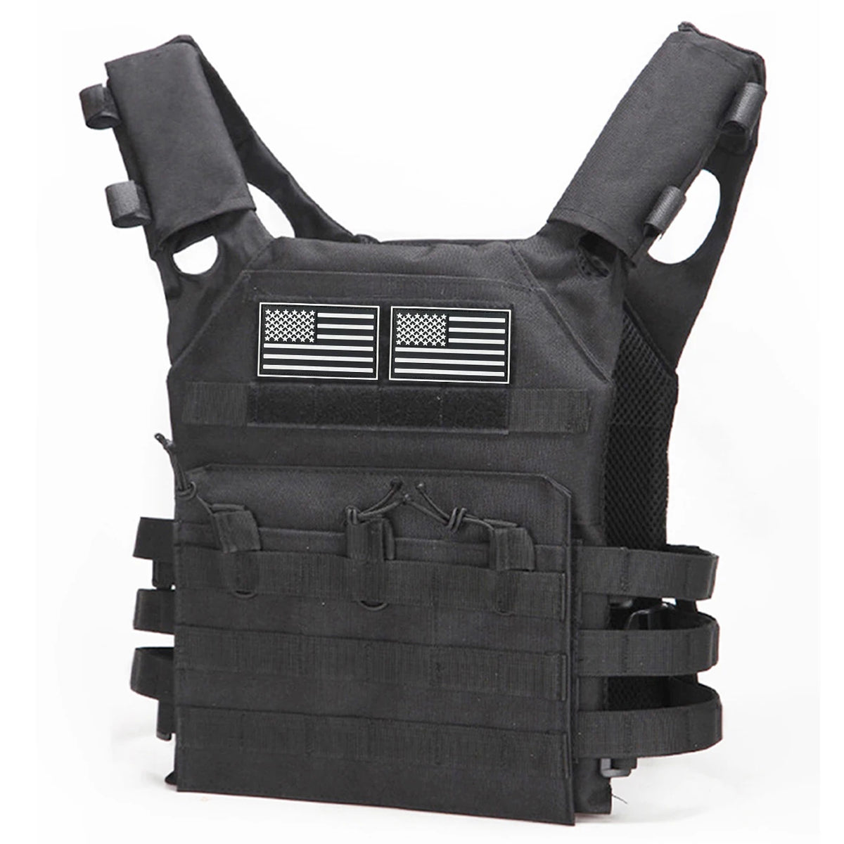 Lightweight hunting vest MOLLE system air cushion vest with adjustable shoulder straps for outdoor hunting sports